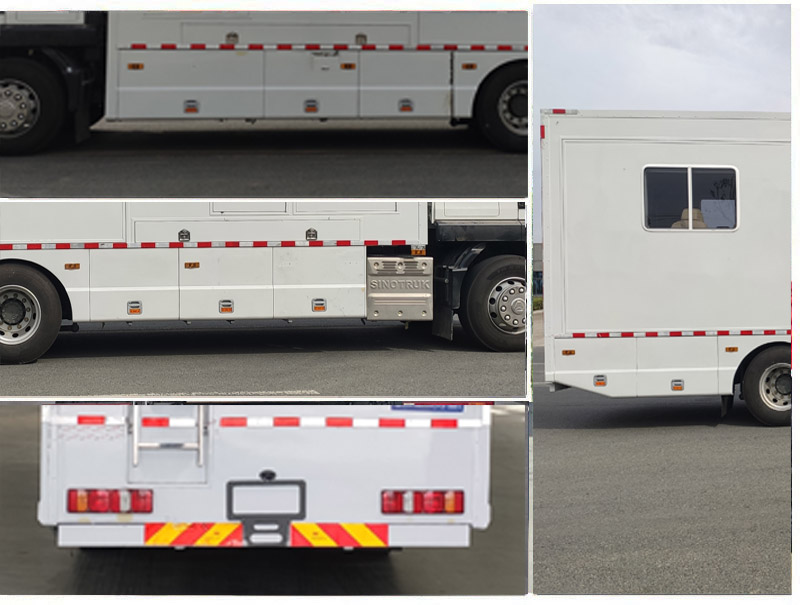 重汽汕德卡后雙橋指揮車(chē)